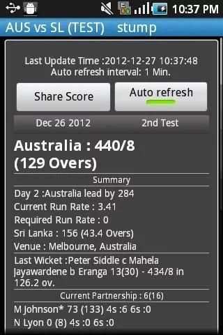 Live Cricket Score screenshot 4
