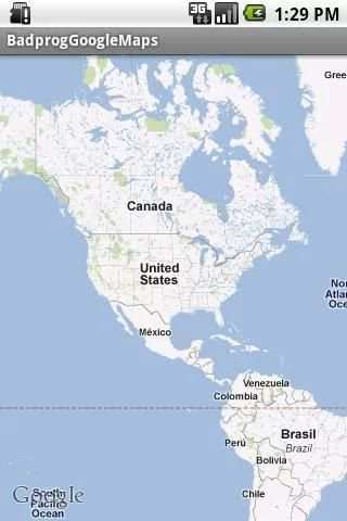 Tuto 1 - GoogleMaps 2 تصوير الشاشة