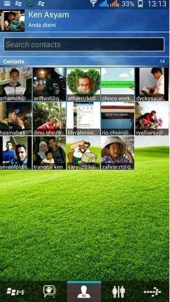 Theme BBM Transparan screenshot 1