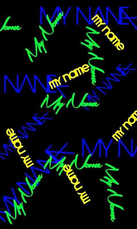 My Name Multi Live Wallapaper screenshot 4
