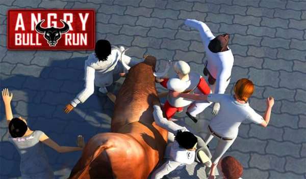 Angry Bull Run 3D simulator screenshot 5