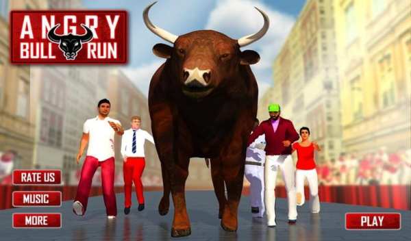 Angry Bull Run 3D simulator screenshot 8