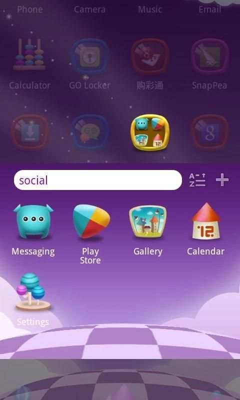 Magic World GO Launcher Theme screenshot 1