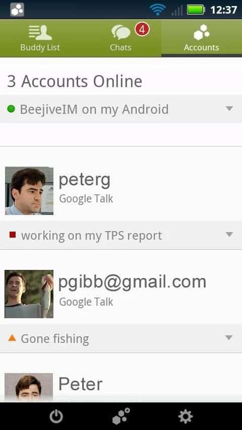 BeejiveIM for Google Talk Free screenshot 3