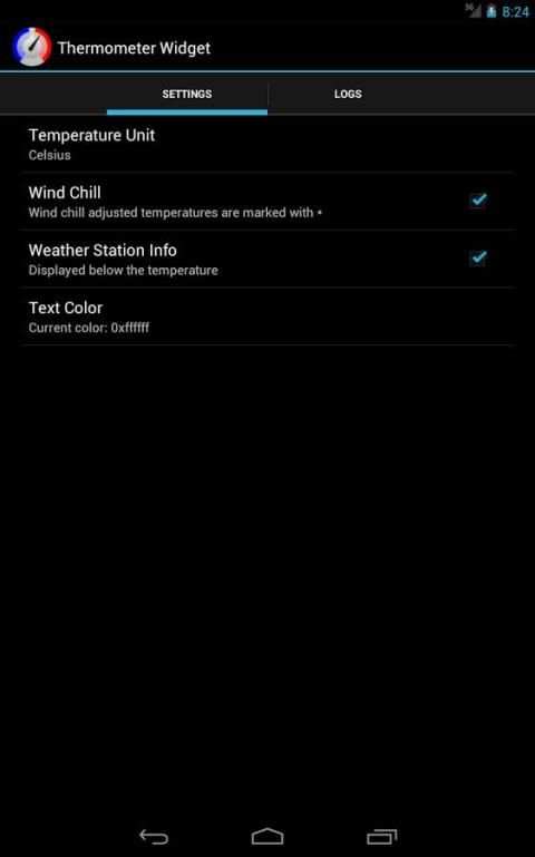 Thermometer Widget स्क्रीनशॉट 3
