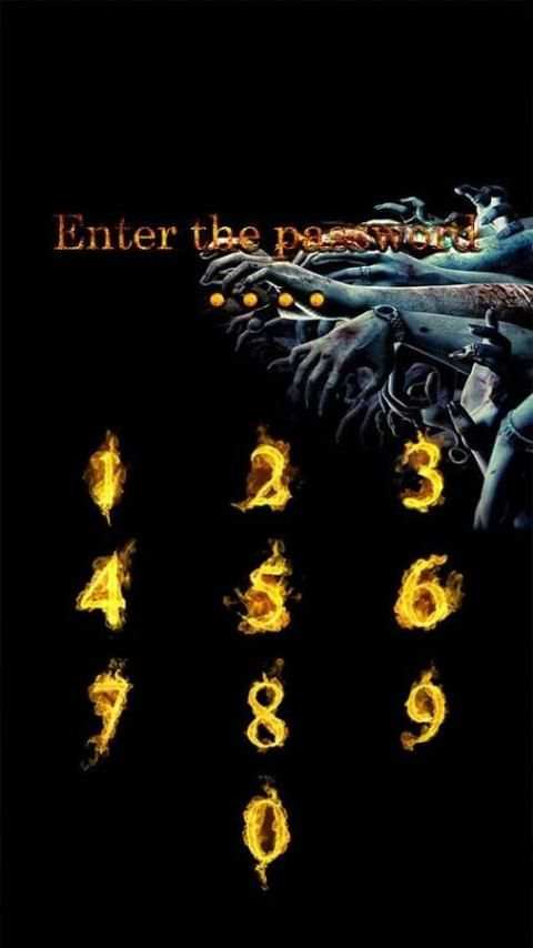 Applock Theme Hand Hell скриншот 3