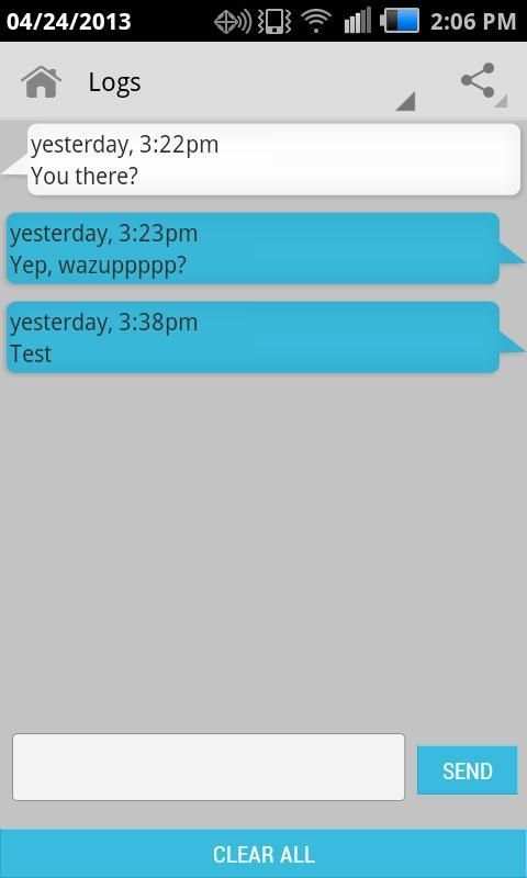 Hide Text SMS & Calls screenshot 2