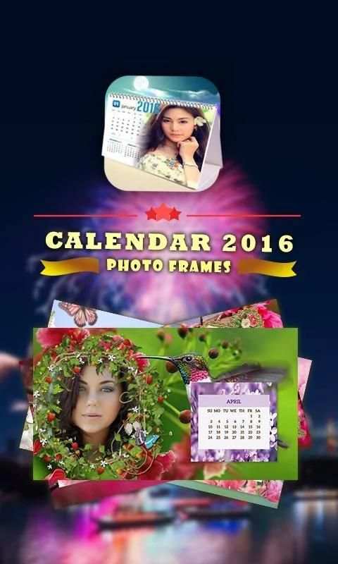 Calendar Photo Posters 2016 7 تصوير الشاشة