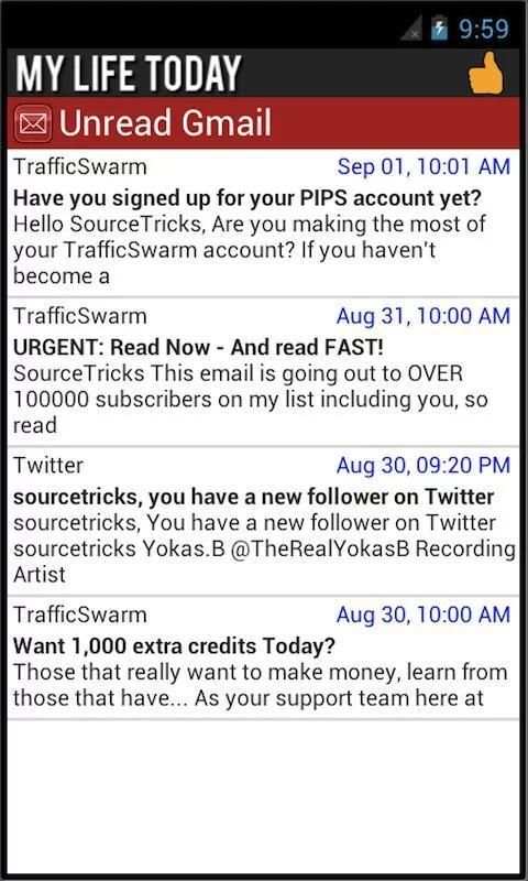 My Life Today-Facebook,Twitter screenshot 4