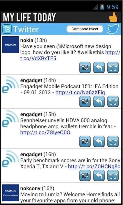 My Life Today-Facebook,Twitter screenshot 5