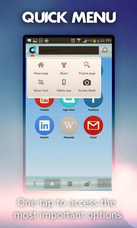 EC Browser Mini - Super Fast скриншот 3