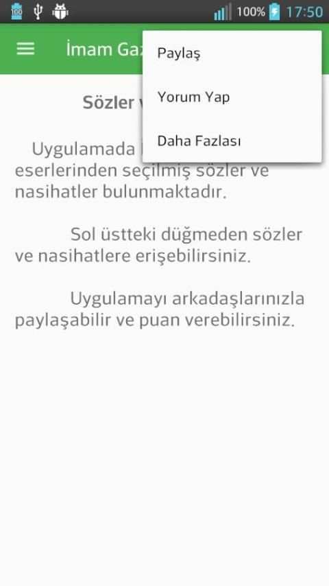 İmam Gazali Sözler Nasihatler screenshot 7