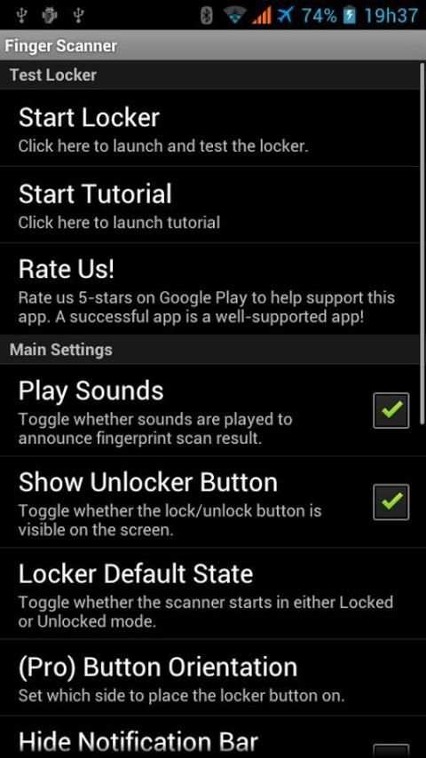 Finger Scanner screenshot 2