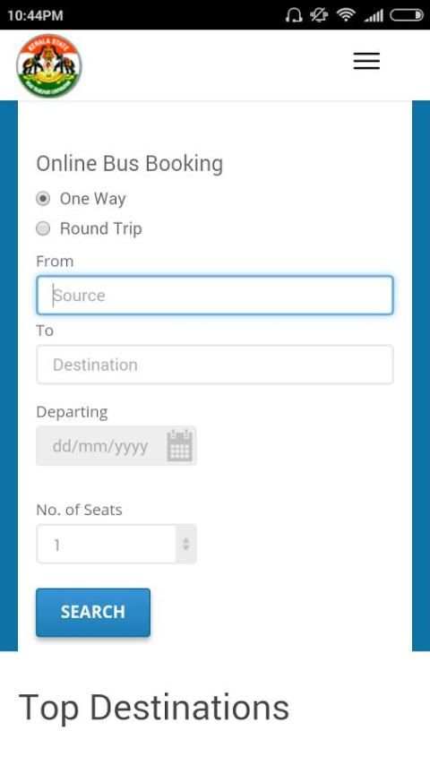 Kerala RTC KSRTC Online Ticket screenshot 9