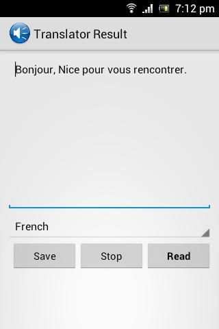 Talking Translator Pro 3 تصوير الشاشة