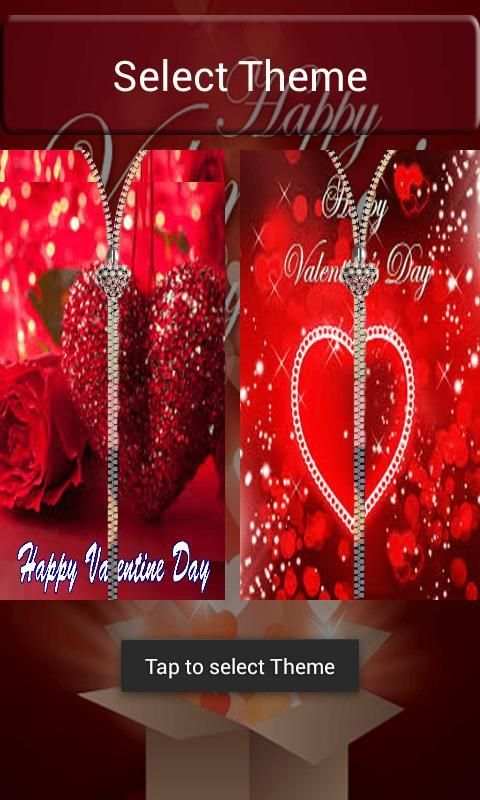 Valentine's Day Zipper Lock screenshot 7