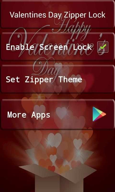 Valentine's Day Zipper Lock screenshot 8