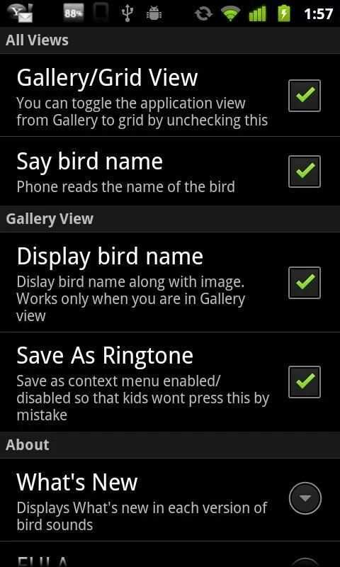 Bird Sounds & Ringtones स्क्रीनशॉट 4