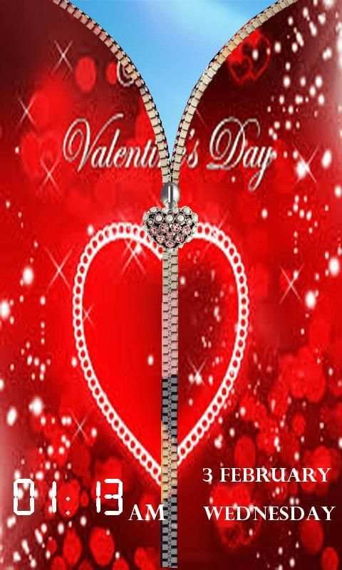Valentine's Day Zipper Lock screenshot 6
