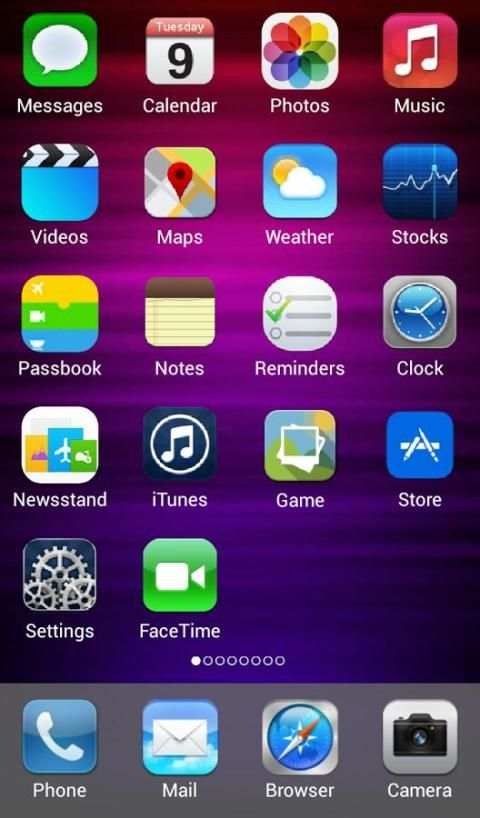 iPhone 6 Launcher screenshot 2