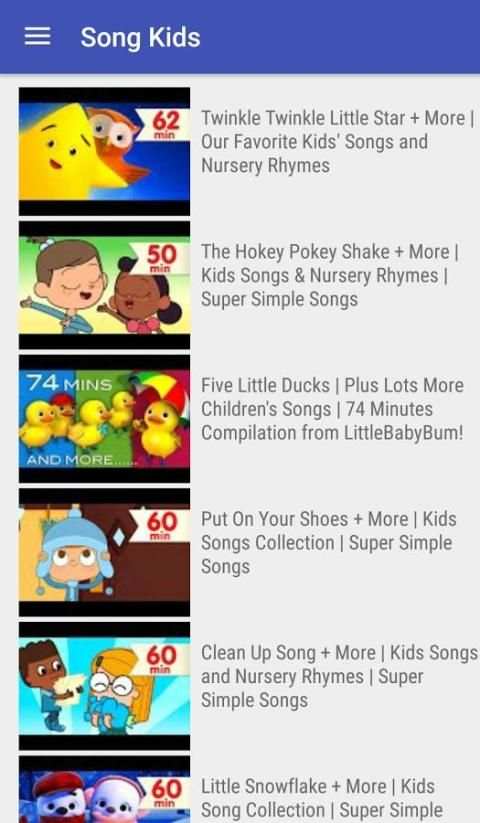 Song Kids Video 100% free screenshot 1