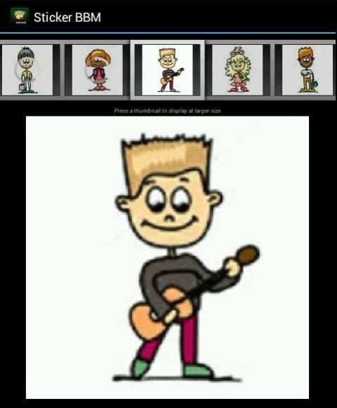 Sticker BBM screenshot 4