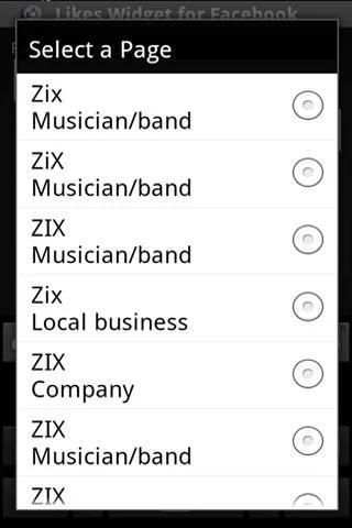Page Likes Widget for Facebook screenshot 1