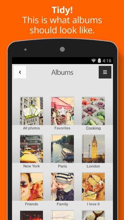 Tidy - Photo Album скриншот 2