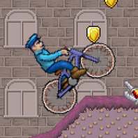 Cop bike run race game