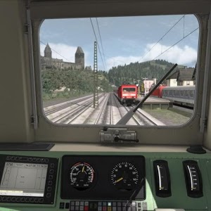 train simulation driving أيقونة