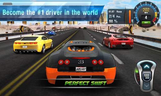 Drag Racing Real 3D 1 تصوير الشاشة
