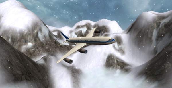 Flight Simulator Snow Plane 3D 13 تصوير الشاشة