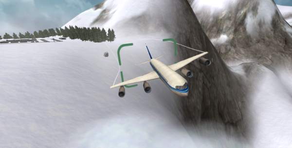 Flight Simulator Snow Plane 3D 14 تصوير الشاشة
