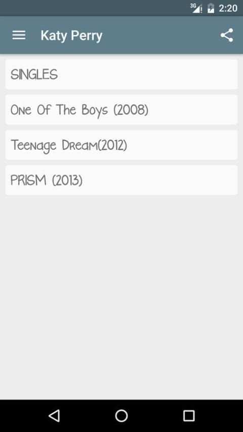 Katy Perry Lyrics screenshot 3