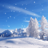 Photo Snow Live Wallpaper आइकन