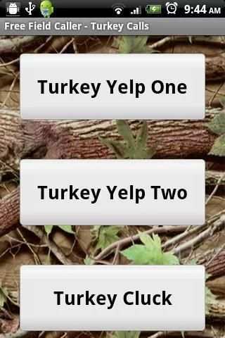 Free Field Caller-Turkey Calls screenshot 2