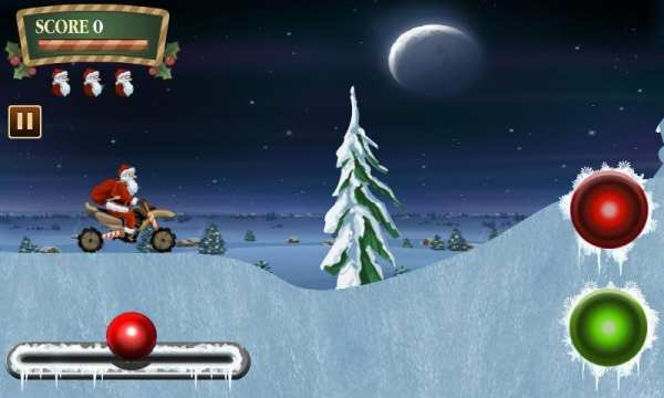 Santa Rider - Racing Game स्क्रीनशॉट 2