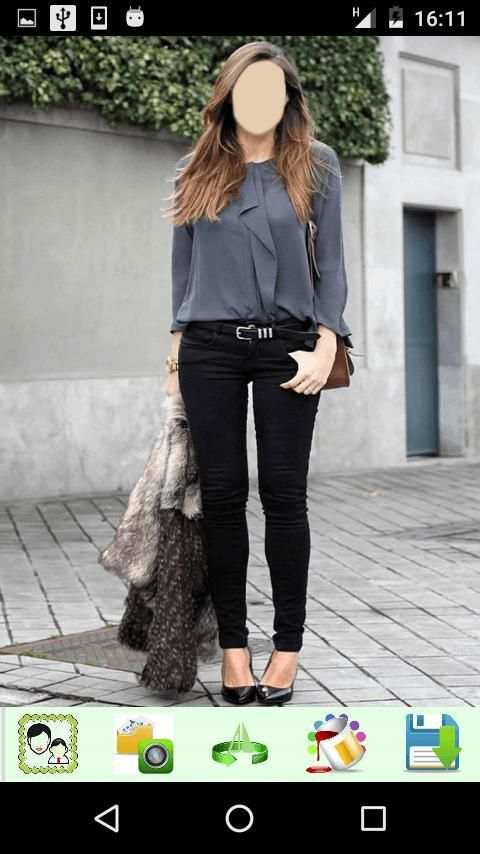 Girls Black Jeans Look screenshot 12