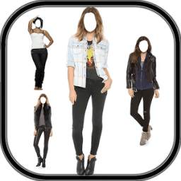 Girls Black Jeans Look 1.0