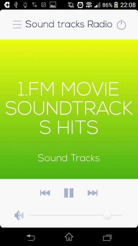 Sound tracks music Radio screenshot 1