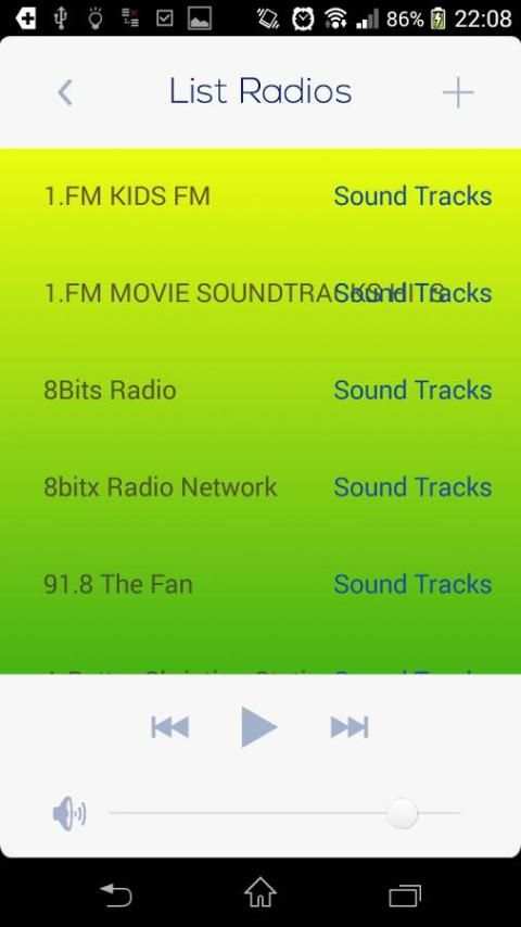 Sound tracks music Radio screenshot 3