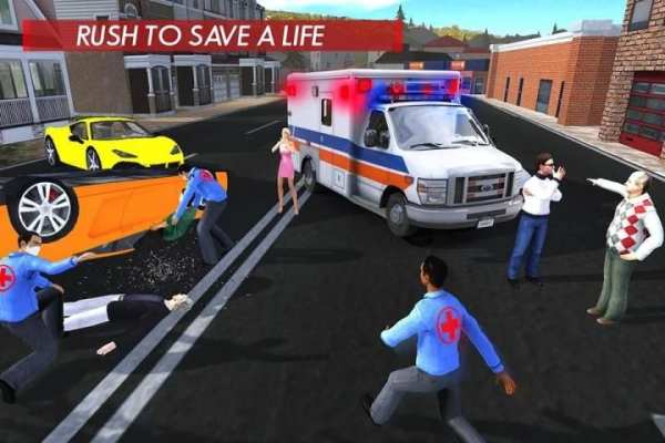 City Ambulance Game 2016 screenshot 4