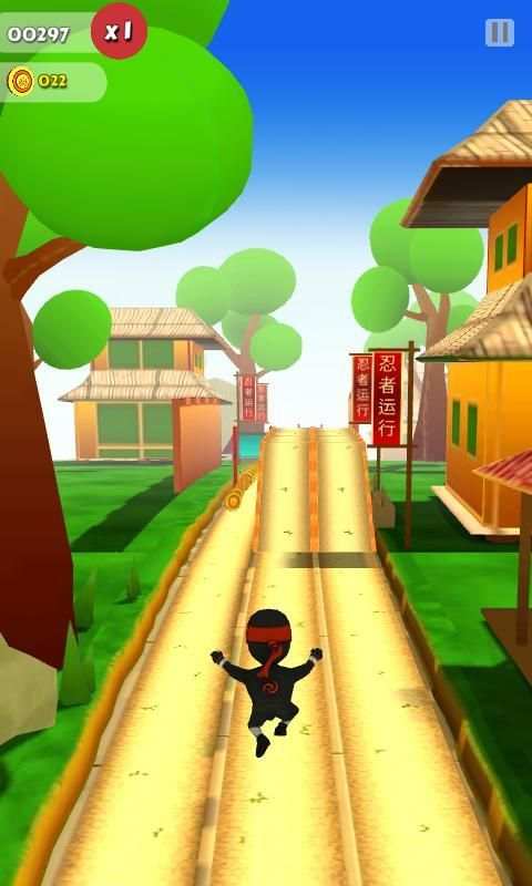 Ninja Runner 3D screenshot 2