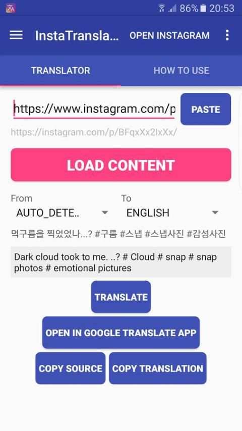 InstaTranslator for Instagram screenshot 3