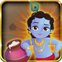 ikon Little Krishna Makhan Masti