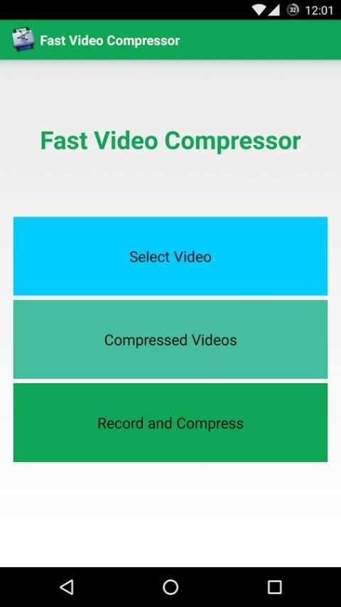 Fast Video Compressor 1 تصوير الشاشة