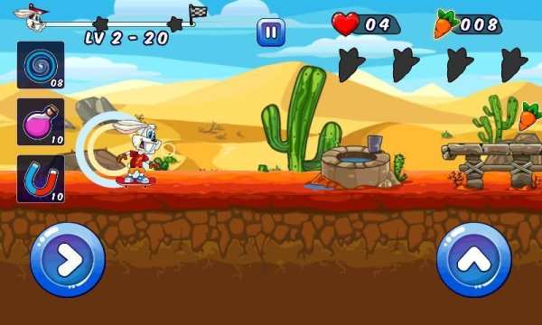 Looney Bunny Skater Dash скриншот 3