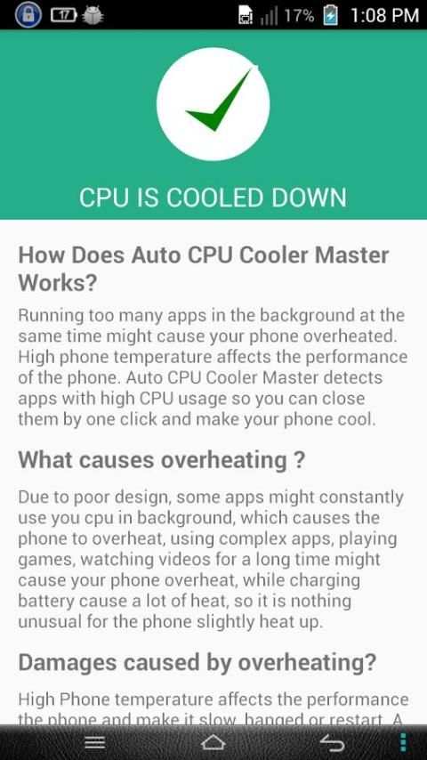 CPU Cooler Master 1 تصوير الشاشة