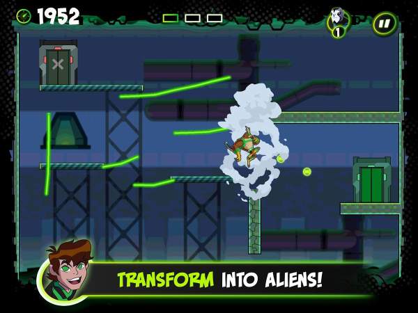 Ben 10 Cavern Run Lite screenshot 2