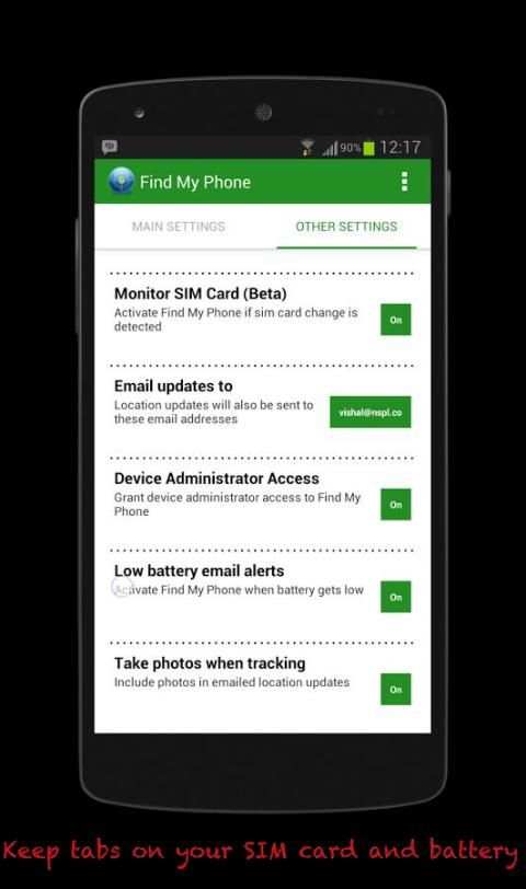 Find My Phone Security screenshot 5